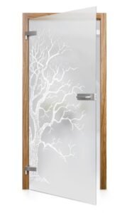 skleněné dveře s motivem stromu Alberto
