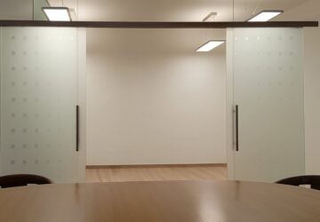 Skleněné příčky open space